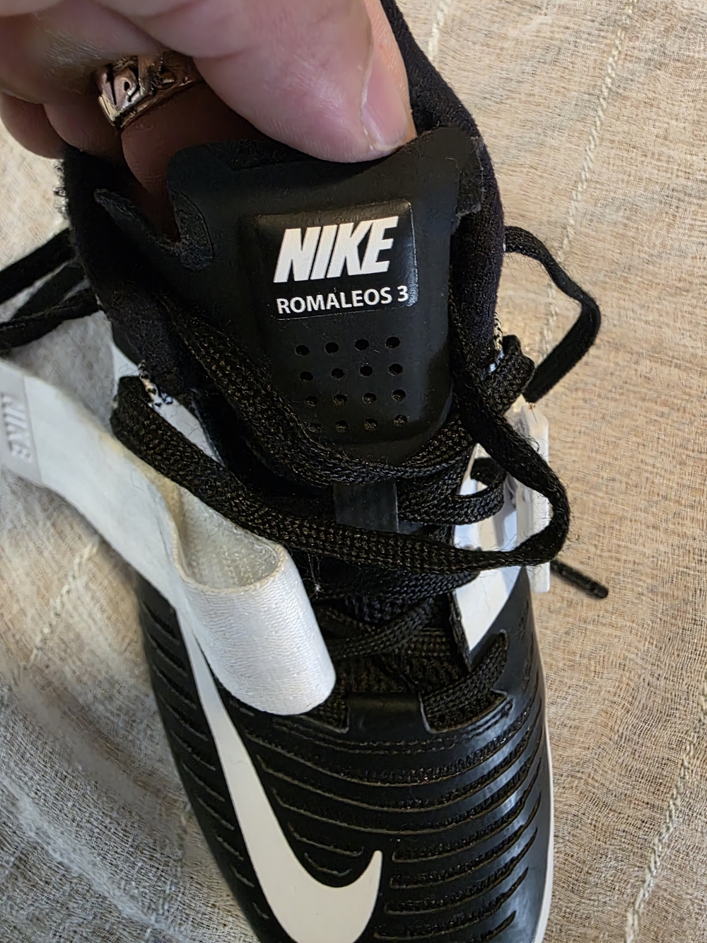 Nike Romaleos 3 Weightlifting Shoe - Black & White Womens Size 9